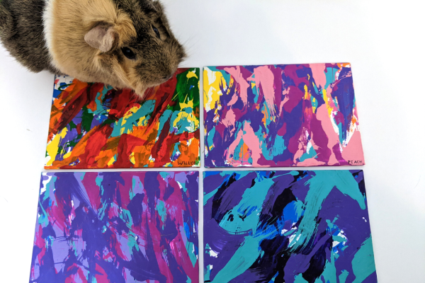 Custom Guinea Pig Painting Made to Order
