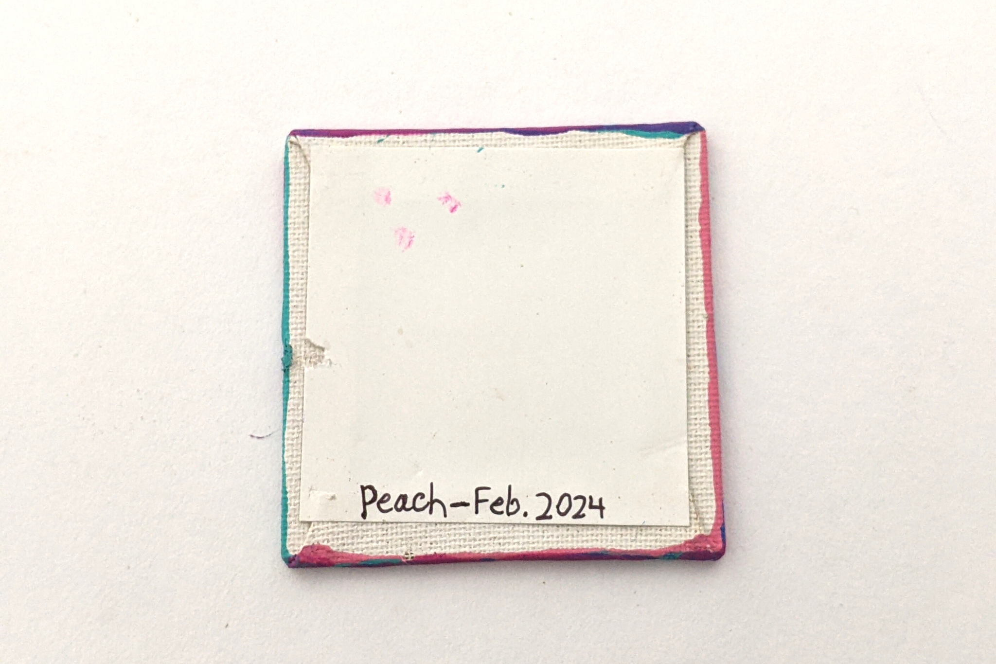 Mini 2x2" Colorful Guinea Pig Painting by Peach - Image 7