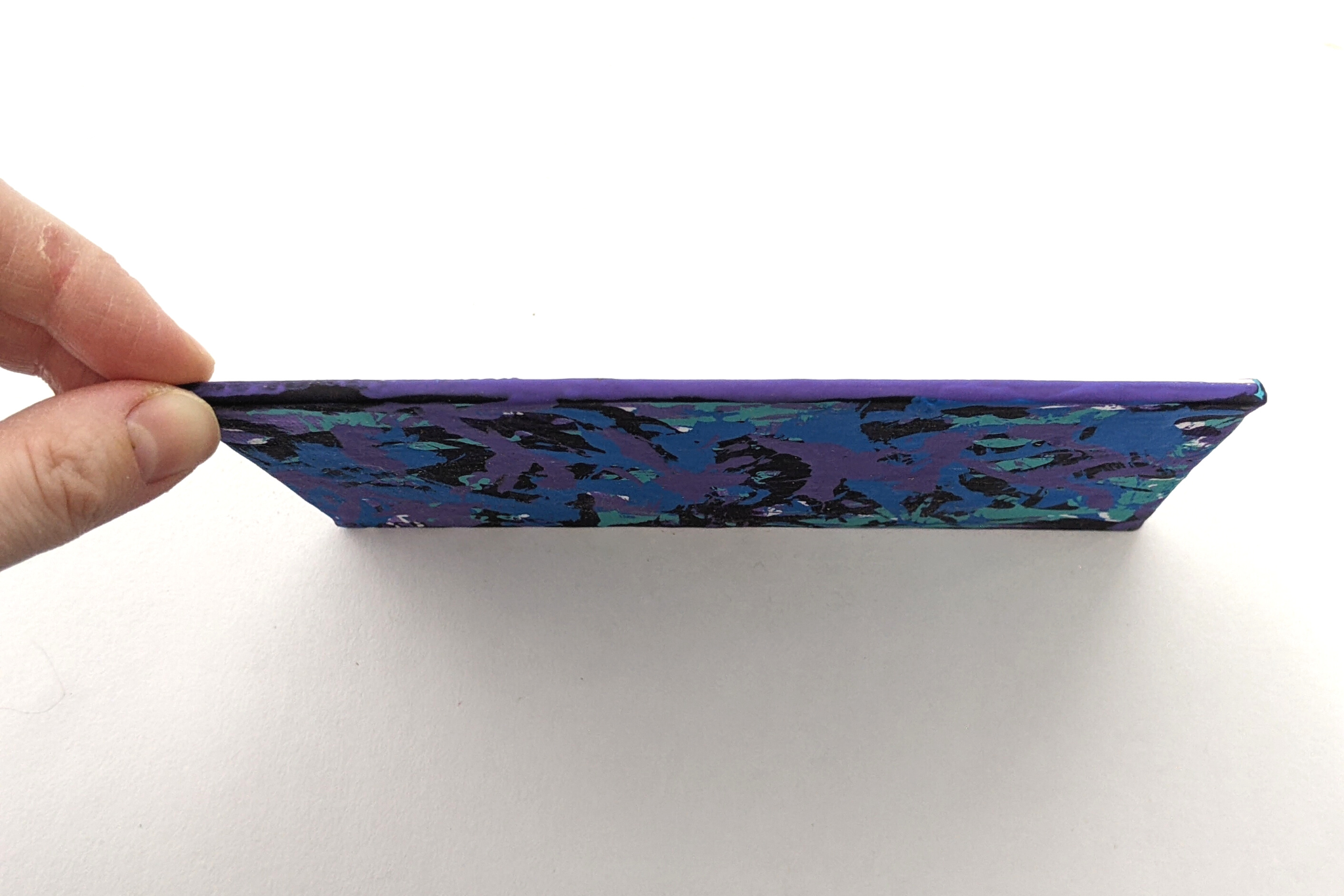 Ready to Ship 4x6 Galaxy Guinea Pig Painting by Peach - Image 4