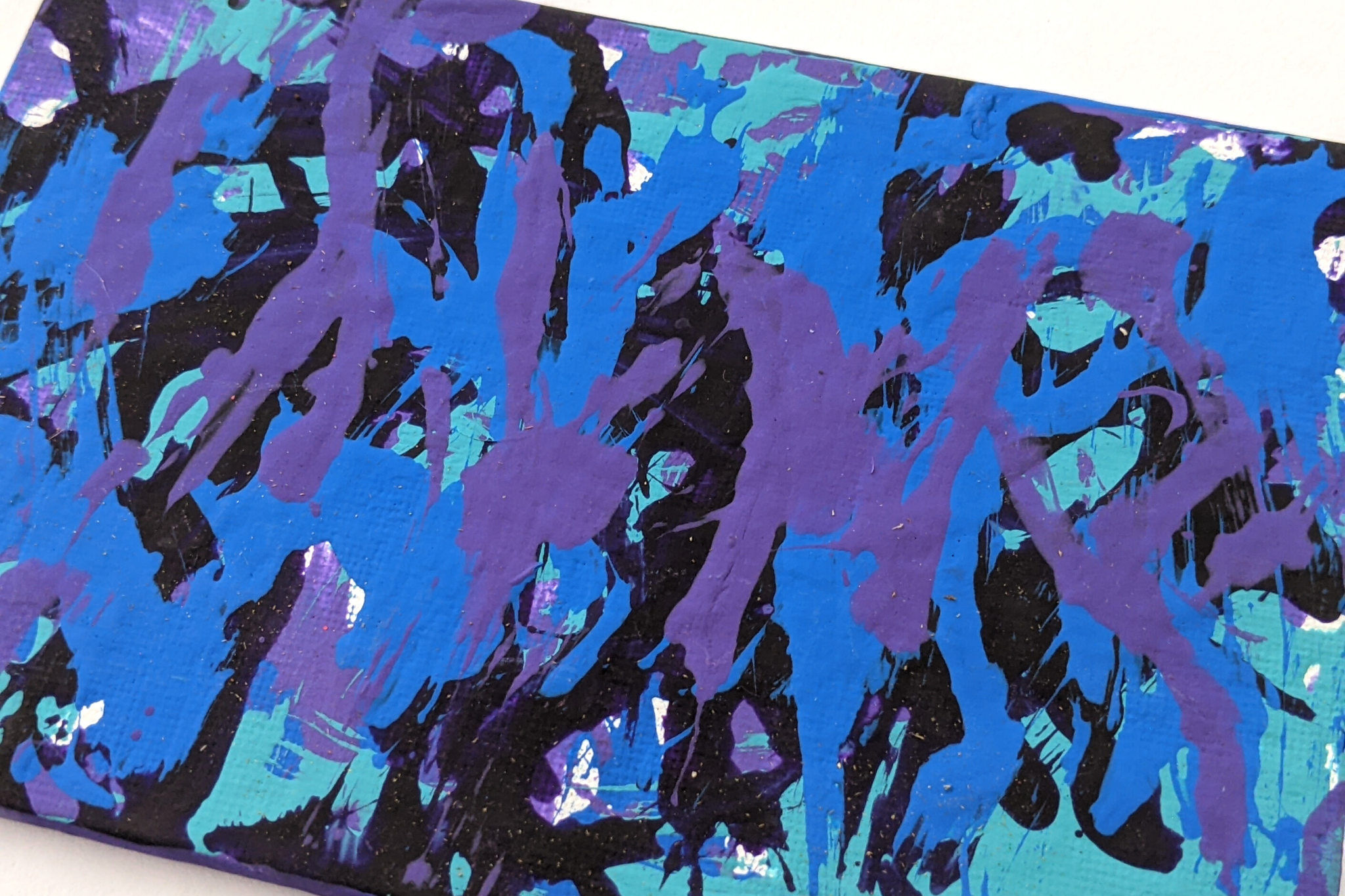 Ready to Ship 4x6 Galaxy Guinea Pig Painting by Peach - Image 5