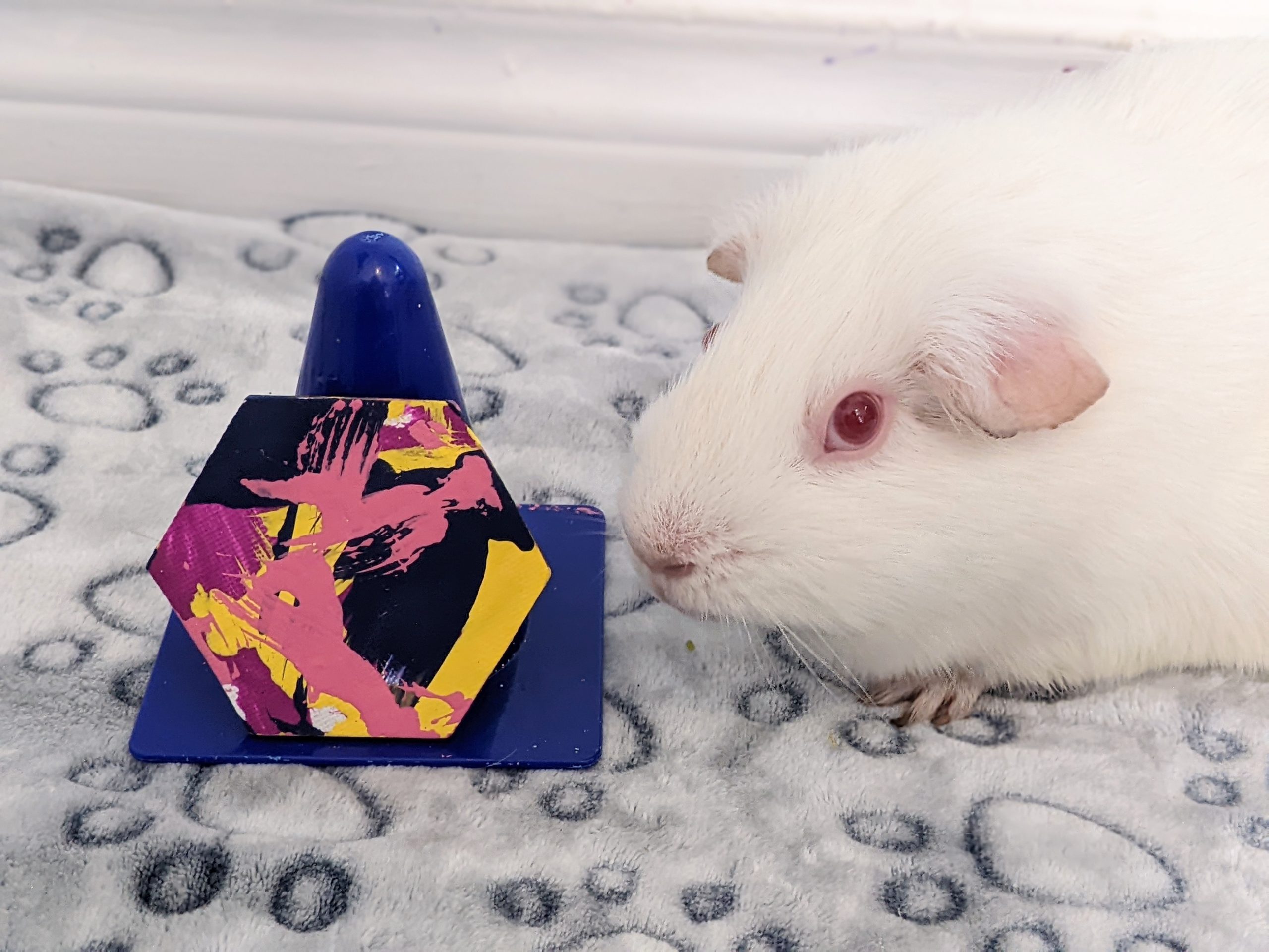 Ready to Ship Hexagon Magnet Painting by Willow