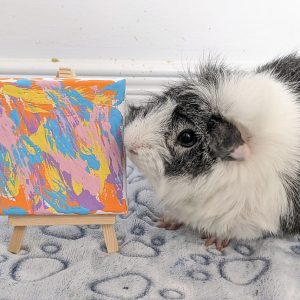 4x4 Canvas Painting with Easel - Made by Pansy